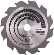 Пиляльний диск Bosch 160x16 12T Construct (2608640630)