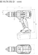 Дриль-шурупокрут Metabo BS 18 LTX-3 BL Q I (602355620)