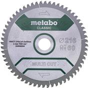 Пильний диск Metabo MultiCutClassic 254x30 60 FZ/TZ 5 град. (628285000)
