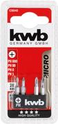Набір мікробіт KWB Phillips 4 шт PH000/PH00/PH0/PH1 28 мм (128040)