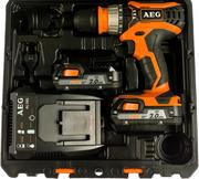 Дриль-шуруповерт ударний акумуляторний AEG BSB18C2XLi-202C (4935459424)