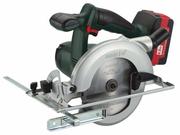 Акумуляторна ручна циркулярна пила Metabo KSA 18 LTX 2xLi 4.0Ач (602268860)