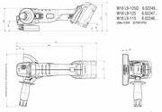 Акумуляторна кутова шліфувальна машина Metabo W 18 L 9-115 (602246850) (без АКБ та ЗП)