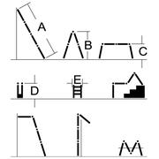 Драбина шарнірна Кентавр 4×4 м (1,17 м)