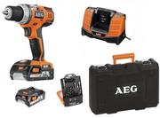 Акумуляторний дриль шурупокрут AEG BS18C2LI-202CSET (4935464818)