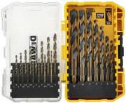 Набір свердел по металу DeWALT Black   Gold HSS-G DT70729, 23 шт, кейс