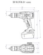 Акумуляторний ударний шурупокрут Metabo SB 18 LTX BL Q I LiHD 2x4.0 Ah (602353800)