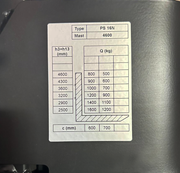 Штабелер електричний GTM PS16N 4600 1,6т/4,6м з АКБ 2*12В 240 А*год (PS16N 4600) 92434