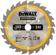 Диск пильний DeWALT CONSTRUCTION DT1949, 165х20 мм, 24z