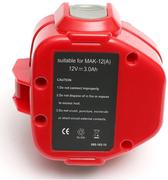 Акумулятор PowerPlant для шурупокрутів та електроінструментів MAKITA GD-MAK-12 (A), 12 V, 3 Ah, NIMH 1201 (DV00PT0041)