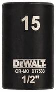 Головка торцева ударна DeWALT IMPACT, 15 мм (DT7533)