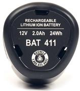 Акумулятор PowerPlant для шурупокрутів та електроінструментів BOSCH GD-BOS-10.8 (B), 12 V, 2 Ah, Li-Ion (DV00PT0002)