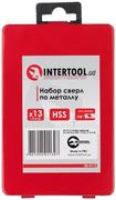 Набір свердел по металу Intertool HSS 13 шт (1.5-6.5) полірована сталь (SD-0113)