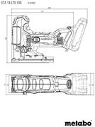 Акумуляторний лобзик Metabo STA 18 LTX 100 (UA601002890)