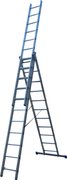 Драбина ELKOP VHR Hobby 3x11 алюмінієва, 3 секції, 11 ступенів (38187)