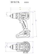 Акумуляторний ударний шурупокрут Metabo SB 18 LT BL LiHD 2x4.0 Ah (602316800)