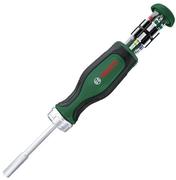 Викрутка з тріскачкою та 12 бітами Bosch (1600A02BX2)