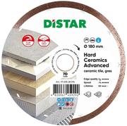 Диск алмазний відрізний Distar 1A1R 180x1,4x8,5x25,4 Hard ceramics Advanced (11120528014)