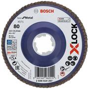 Диск пелюстковий Bosch X-LOCK Best for Metal X571, G80, 115 мм (2608619207)