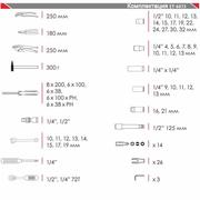 Професійний набір інструменту 1/2   1/4 72 од. Intertool ET-6073