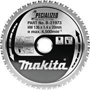 Пильний диск Makita Specialized по металу 136x20мм 50T (B-21973)