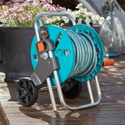 Візок для шланга Gardena CleverRoll S Set з комплектом для поливу 20 м (18502-50)