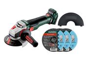 Акумуляторна болгарка Metabo Set WB 18 LTX BL 15-125 Quick (691226000) без АКБ та ЗП