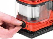 Вібраційна шлифмашина Black + Decker KA330EKA-QS