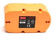 Акумулятор PowerPlant для шурупокрутів та електроінструментів RYOBI GD-RYO-18 (A), 18 V, 3.3 Ah, NIMH (DV00PT0046)