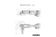 Кутова шліфувальна машина Metabo WPB 36-18 LTX BL 230 (613102810)
