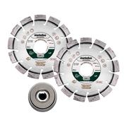 Комплект Metabo: 2 відрізних круга 115x22,23 мм, "UP" +1 стяжна гайка Quick M14 (628581000)