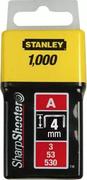 Скоби STANLEY, тип "А", 4 мм,1000 шт (1-TRA202T)