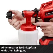 Фарборозпилювач акумуляторний Einhell TC-SY 18/60 Li - Solo