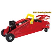 Домкрат підкатний 2т GTM T820050R гідравлічний з поворотною ручкою 32764