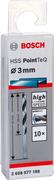 Свердло Bosch 10 HSS PointTeQ 3 мм, 10 шт (2608577198)