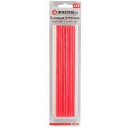 Комплект червоних клейових стрижнів Intertool RT-1044