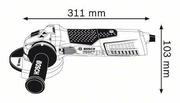 Кутова шліфмашина Bosch GWS 15-125 CIE (0601796002)