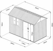 Садовий будиночок HECHT 6X10 NORD (HECHT6X10NORD)
