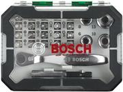 Набір біт Bosch Promobasket 27 шт. з трещеткой + кутова викрутка (2607017392)