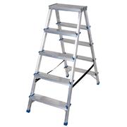 Двостороння алюмінієва драбина VIRASTAR Comfort 2x5 ступенів DR150ALDD5