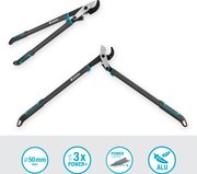 Сучкоріз для сухих гілок до 50 мм Gardena EnergyCut Pro L Anvil, 75 см (12052-20)