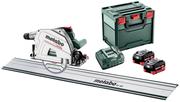 Акумуляторна погружная дискова пилка Metabo KT 18 LTX 66 BL Set АКБ, metaBOX (691172810)