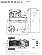 Компреcор Metabo Basic 220-24 OF Silent (601593000)