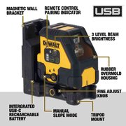 Рівень лазерний лінійний DeWALT DCLE14201RB