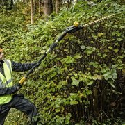 Кущоріз акумуляторний щітковий зі штангою DeWALT DCMPH566P1