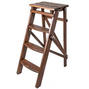 Дерев'яна драбина VIRASTAR PINE BROWN 4 ступені WSL00105