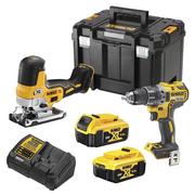 Набір з двох інструментів безщіткових DeWALT DCK298P2T