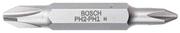 Біта двостороння Bosch ECO PH2/PH1 45 мм, 60 шт. (2608521264)