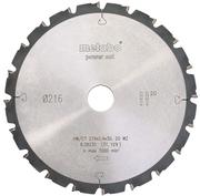 Пильний диск Metabo HW/CT 216x30 20 WZ 5 (628230000)