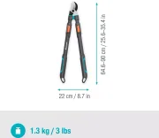 Сучкоріз Gardena TeleCut Pro L, 50 мм (12041-20.000.00)